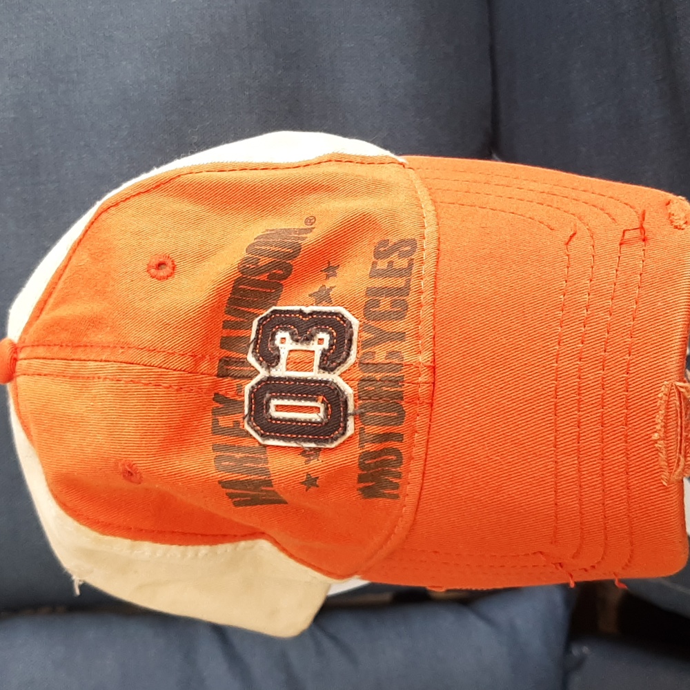 Harley Davidson 03 Motorcycles Velcro Back Adjustable Grungy Ball Cap